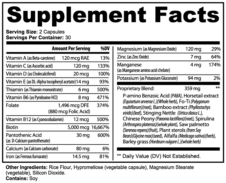 Biotin Hair Growth Capsules